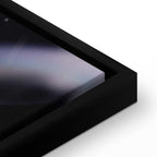 Black Abstract Water Vertical Canvas Print