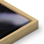 Black Abstract Water Vertical Canvas Print