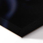 Black Abstract Water Vertical Canvas Print