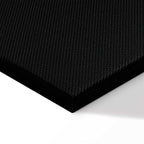 Red Lips Black Background Canvas Print