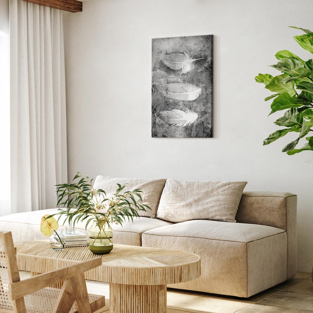 Fleeting Mystery Abstract Texture Canvas Print