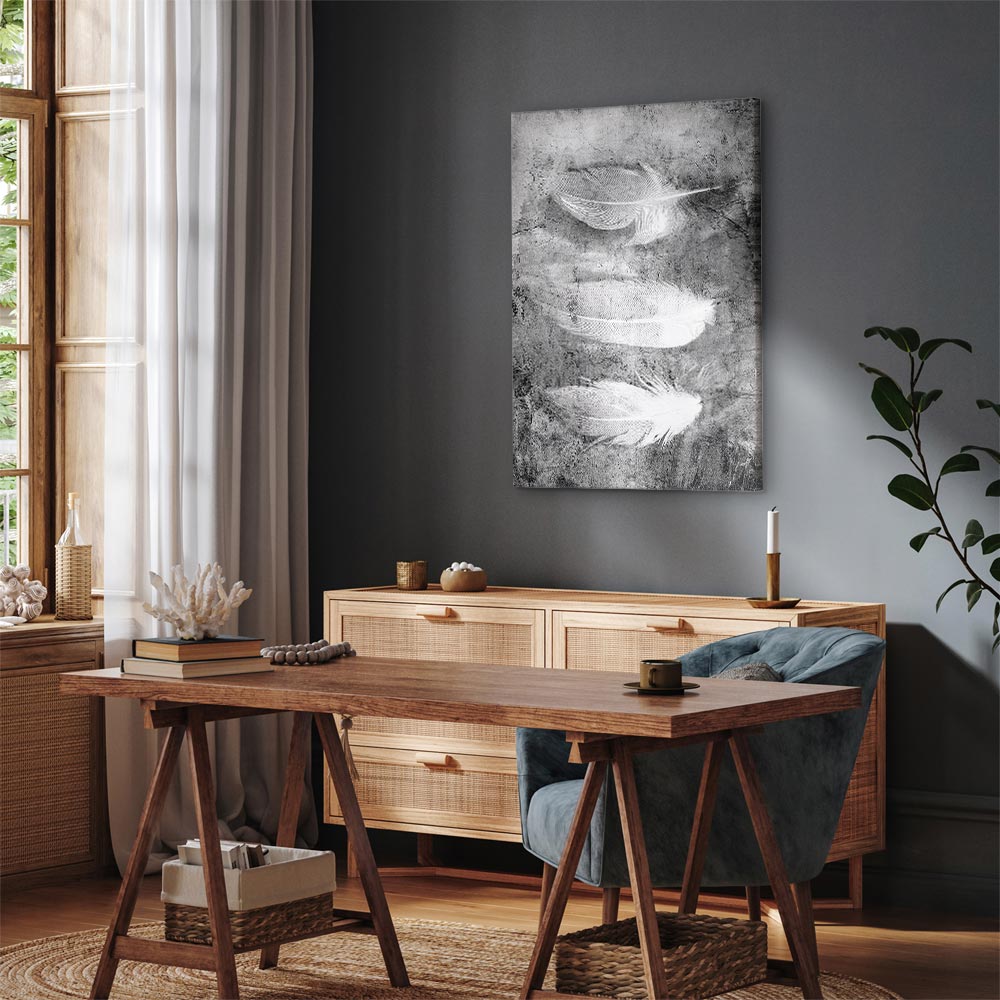 Fleeting Mystery Abstract Texture Canvas Print