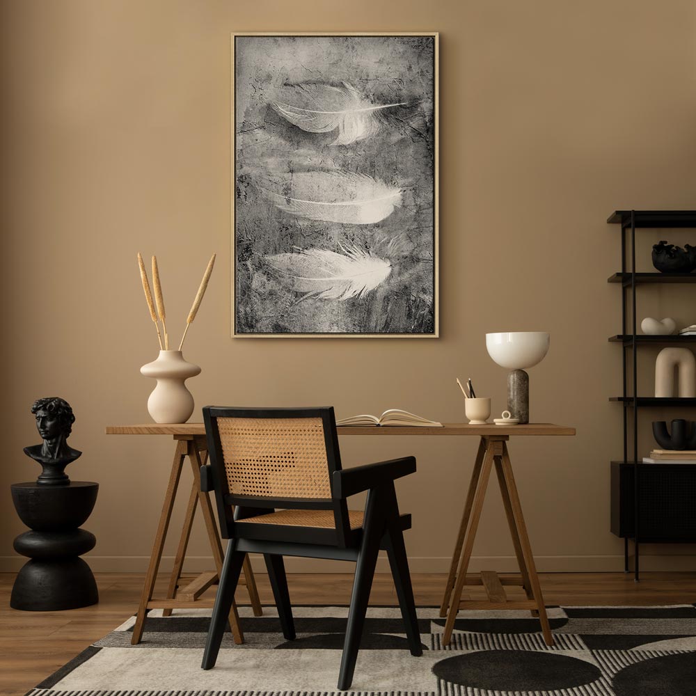 Fleeting Mystery Abstract Texture Canvas Print