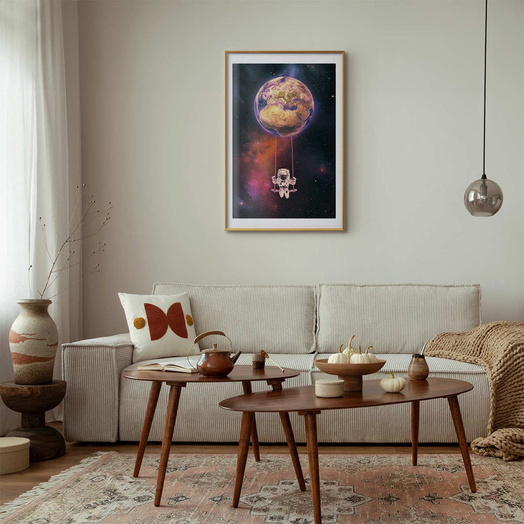 Cosmic Swing Stars Poster