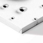 Abstract Frosted Winter Vertical Canvas Print