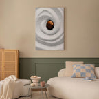 Zen Sand Garden Karesansui Vertical Canvas Print