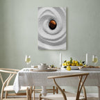 Zen Sand Garden Karesansui Vertical Canvas Print