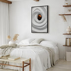 Zen Sand Garden Karesansui Vertical Canvas Print