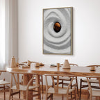 Zen Sand Garden Karesansui Vertical Canvas Print