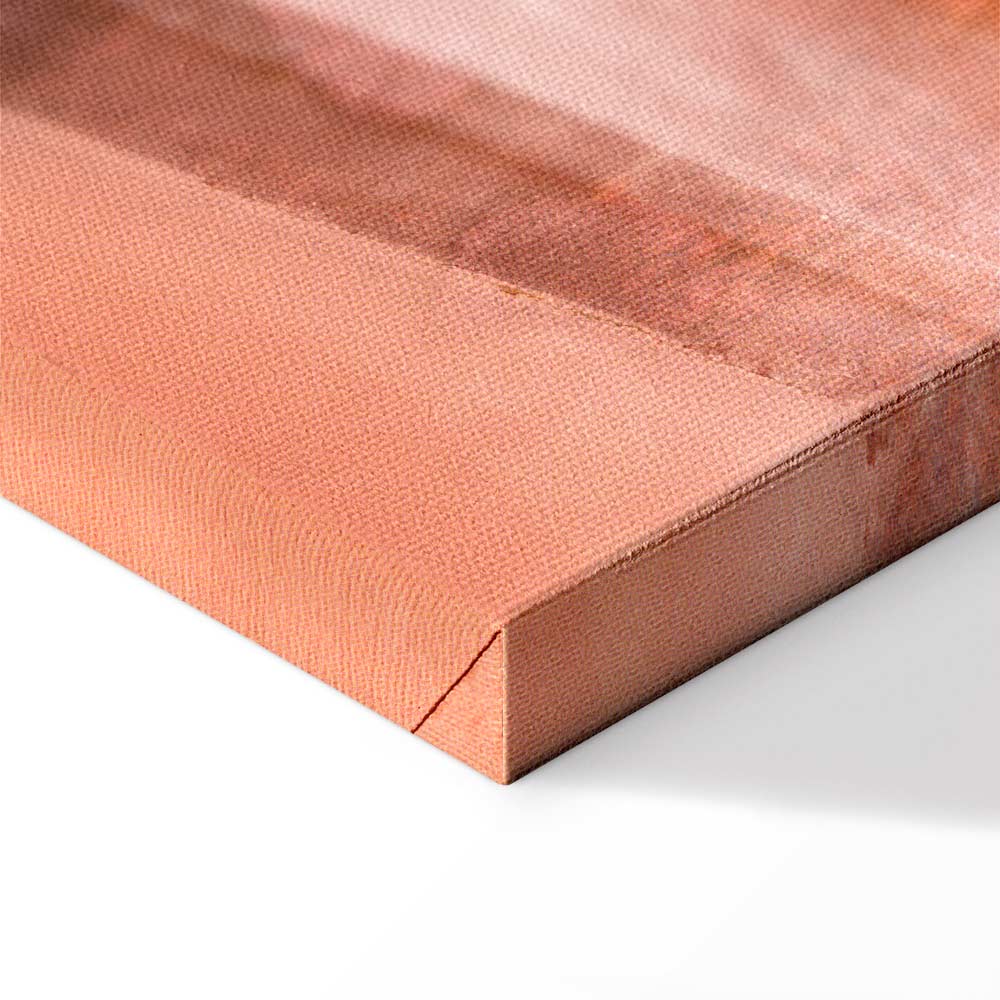 Abstract Stone Staircase Architecture Canvas Print