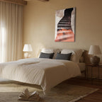 Abstract Stone Staircase Architecture Canvas Print