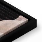 Abstract Stone Staircase Architecture Canvas Print