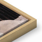 Abstract Stone Staircase Architecture Canvas Print