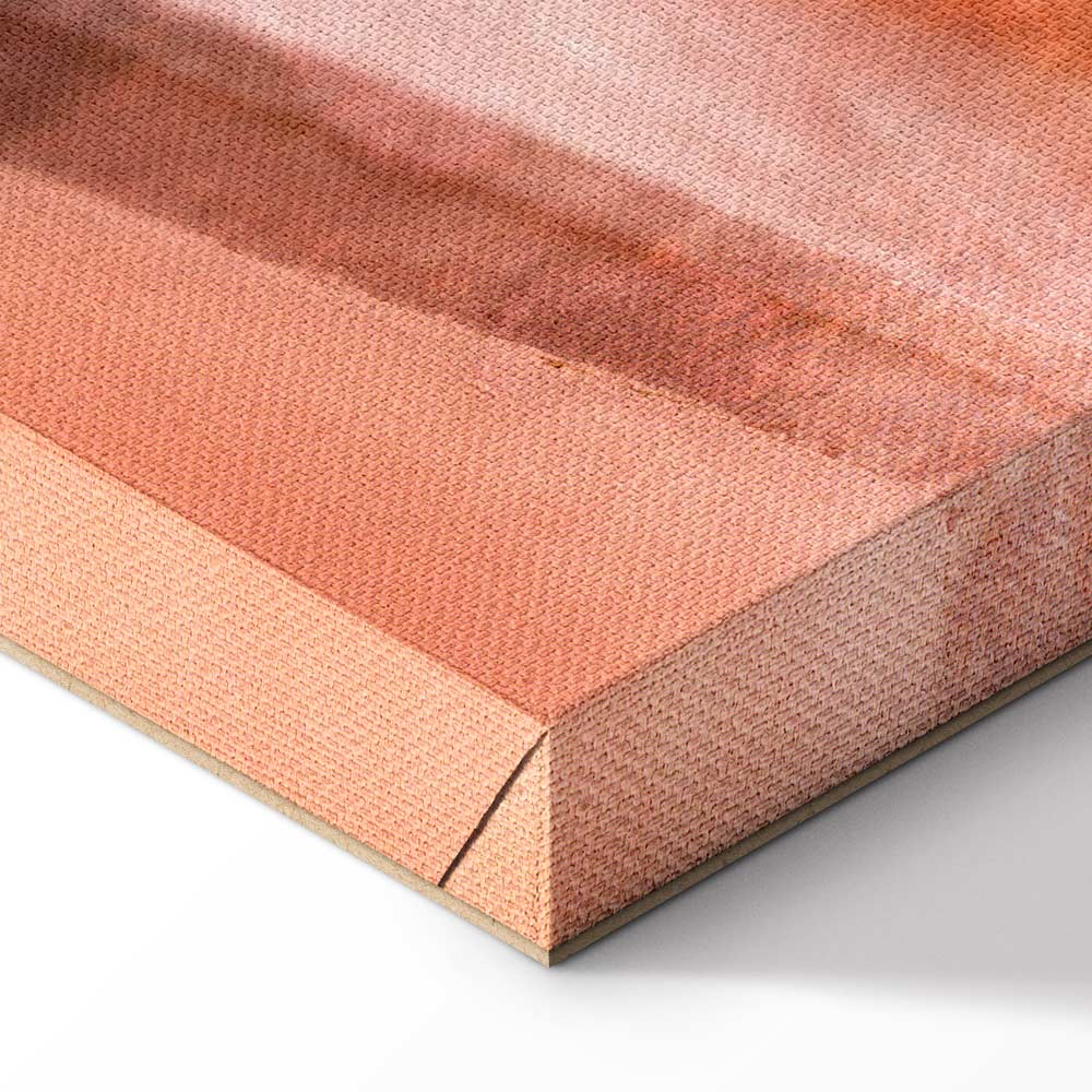 Abstract Stone Staircase Architecture Canvas Print