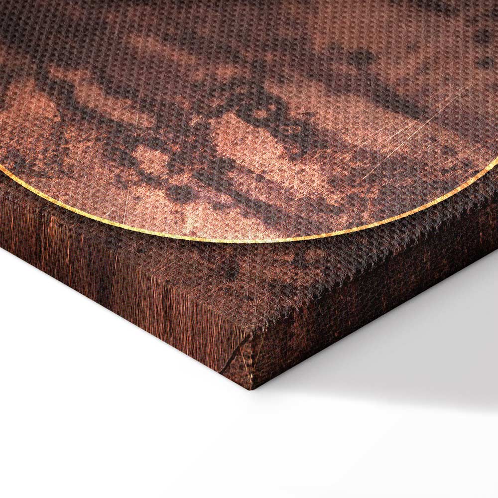 Abstract Nature Sounds Vertical Canvas Print