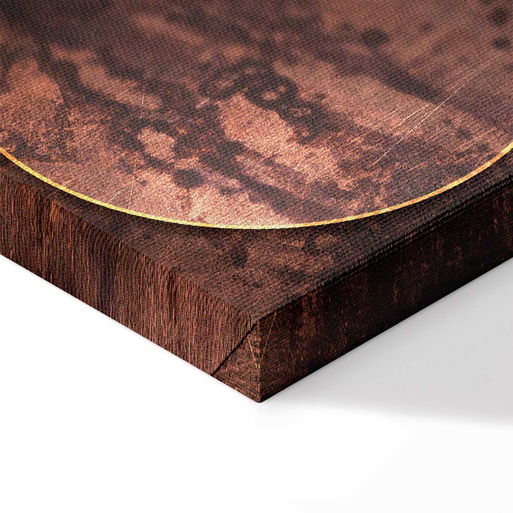 Abstract Nature Sounds Vertical Canvas Print