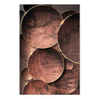 Abstract Nature Sounds Vertical Canvas Print