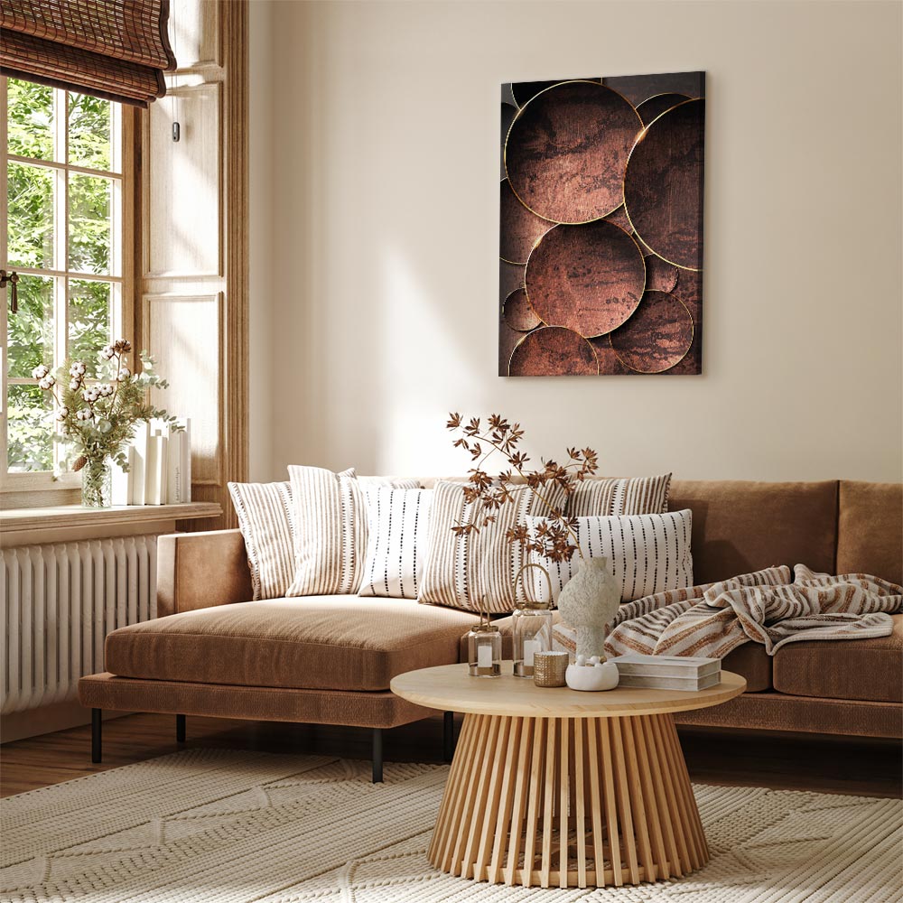 Abstract Nature Sounds Vertical Canvas Print