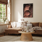 Abstract Nature Sounds Vertical Canvas Print