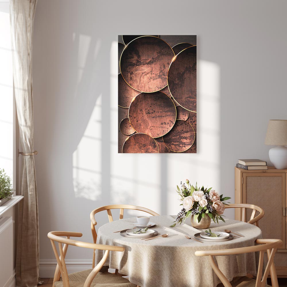 Abstract Nature Sounds Vertical Canvas Print