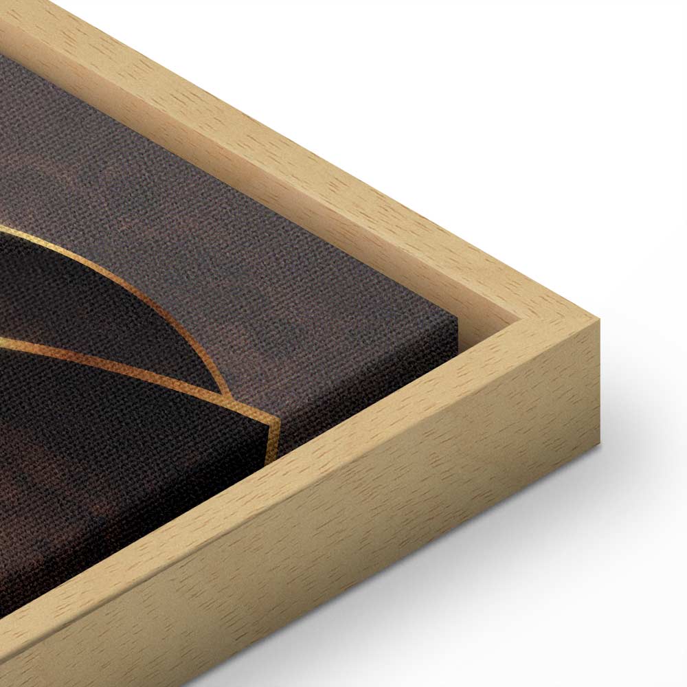 Abstract Nature Sounds Vertical Canvas Print