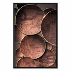 Abstract Nature Sounds Vertical Canvas Print