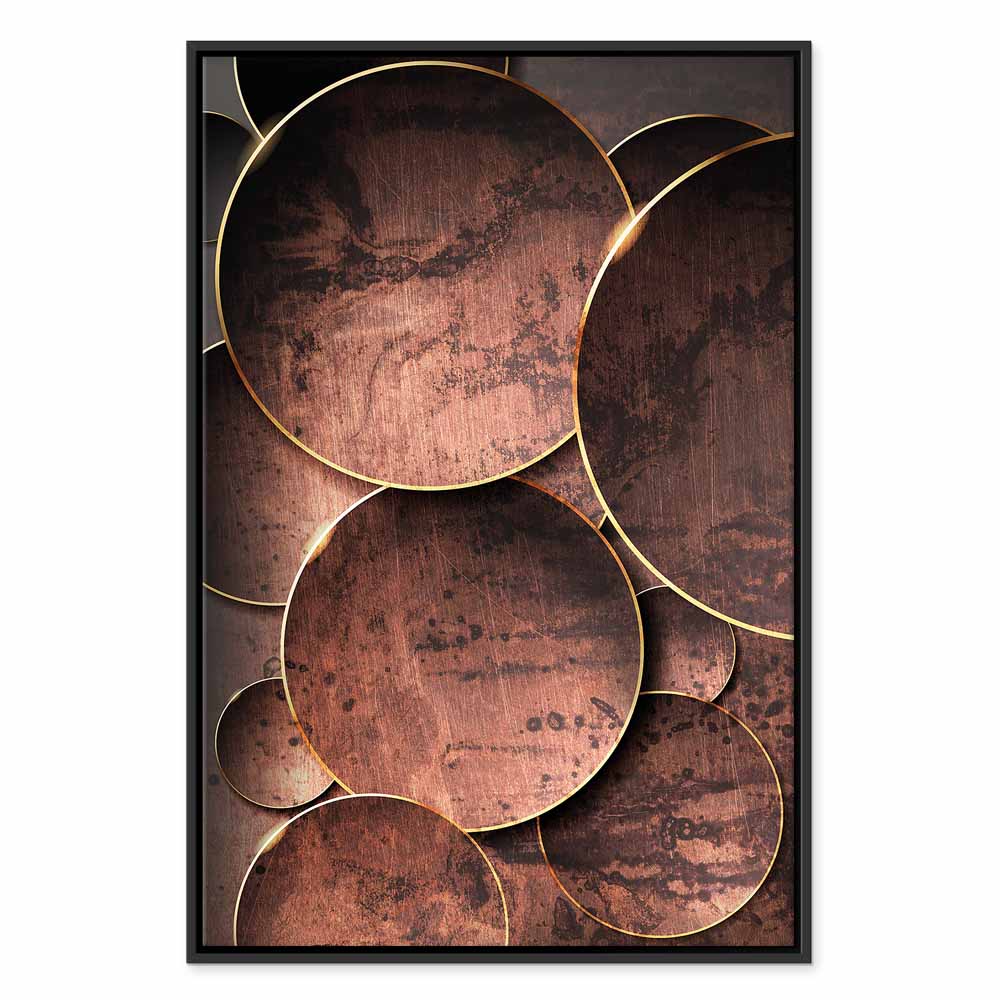 Abstract Nature Sounds Vertical Canvas Print