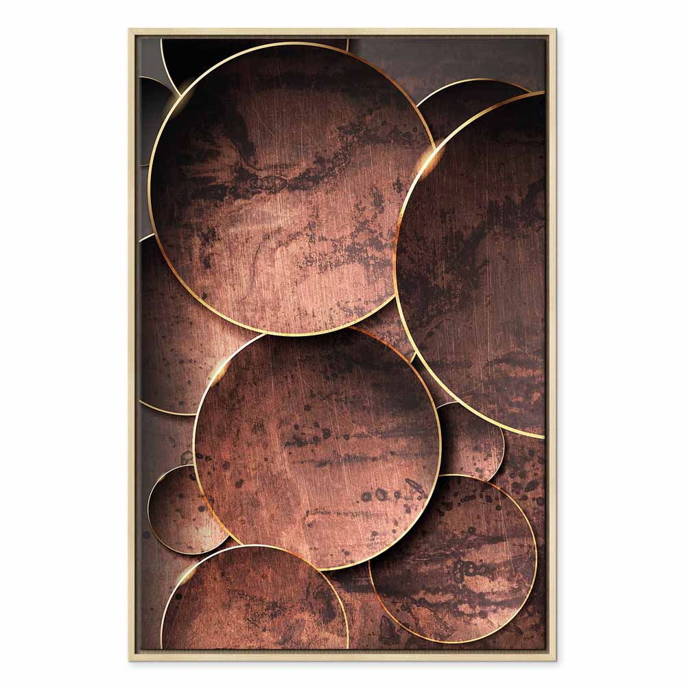 Abstract Nature Sounds Vertical Canvas Print