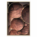 Abstract Nature Sounds Vertical Canvas Print