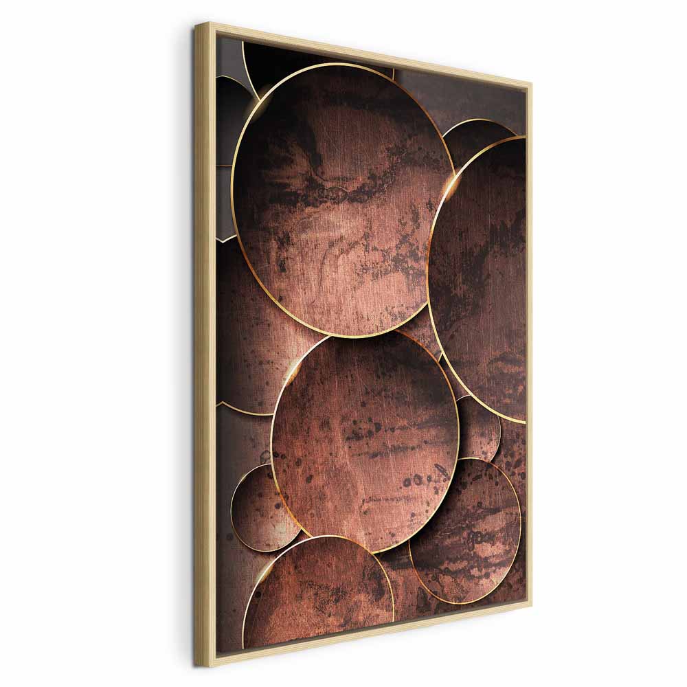 Abstract Nature Sounds Vertical Canvas Print