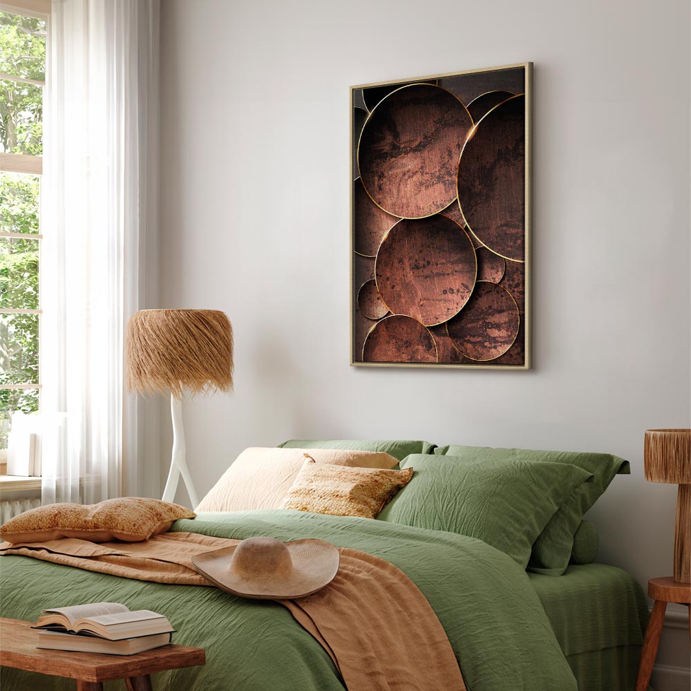 Abstract Nature Sounds Vertical Canvas Print