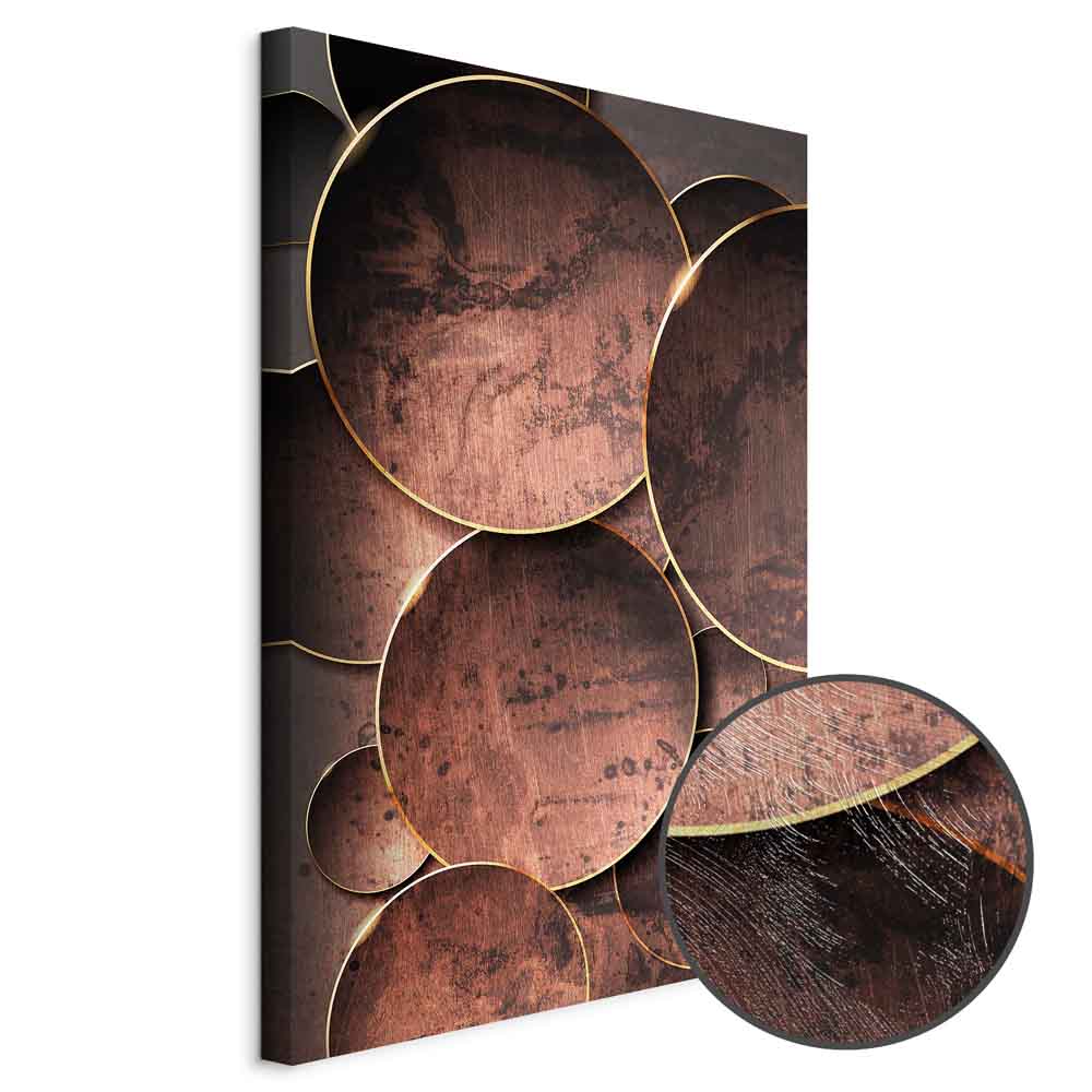 Abstract Nature Sounds Vertical Canvas Print