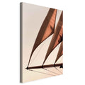 Sepia Sea Breeze Landscape Canvas Print