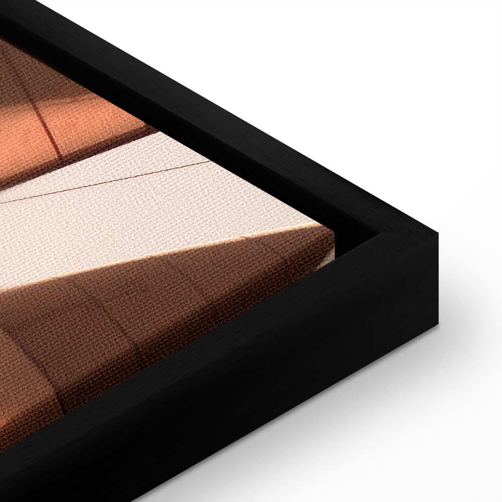 Sepia Sea Breeze Landscape Canvas Print