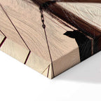 Sepia Sea Breeze Landscape Canvas Print