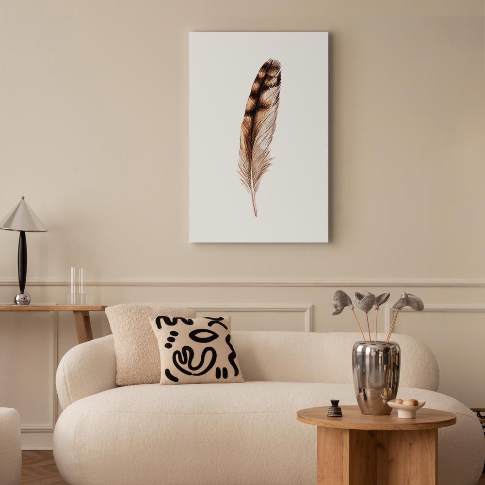 Magic Feather Bird Nature Canvas Print