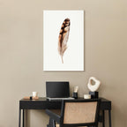 Magic Feather Bird Nature Canvas Print