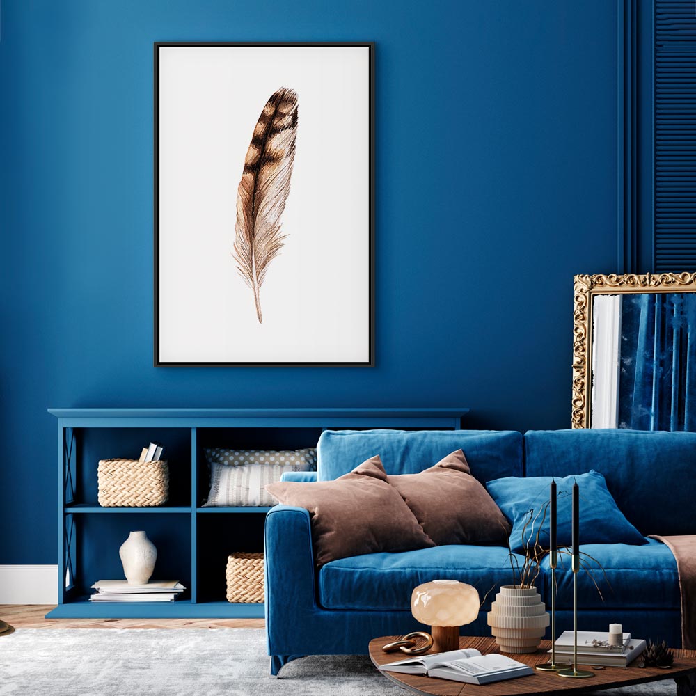 Magic Feather Bird Nature Canvas Print