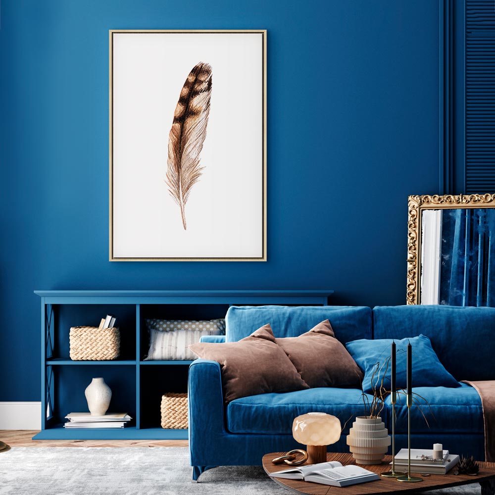 Magic Feather Bird Nature Canvas Print