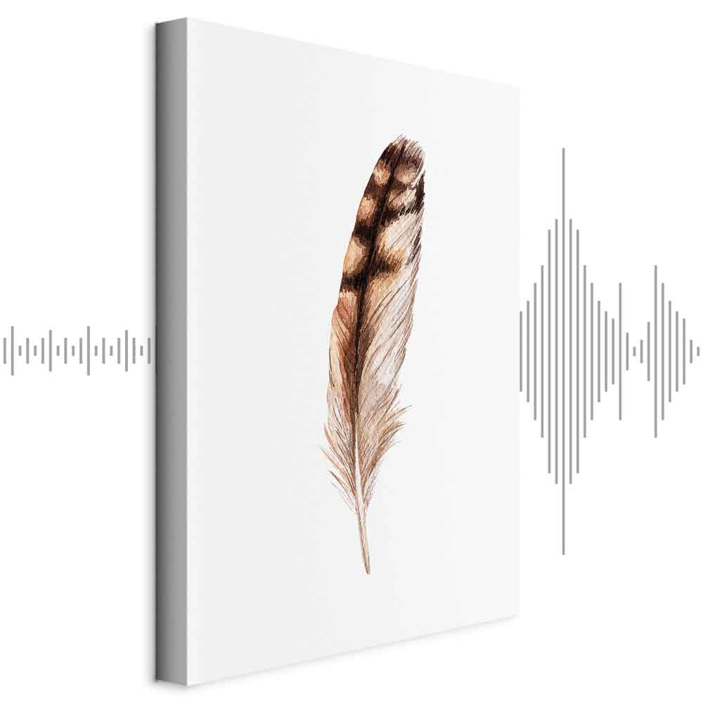 Magic Feather Bird Nature Canvas Print