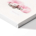 Abstract Inscriptions Vertical Canvas Print