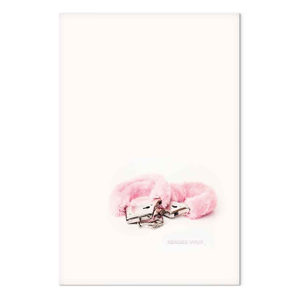 Abstract Inscriptions Vertical Canvas Print