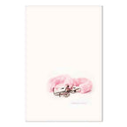 Abstract Inscriptions Vertical Canvas Print