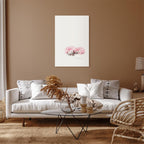 Abstract Inscriptions Vertical Canvas Print