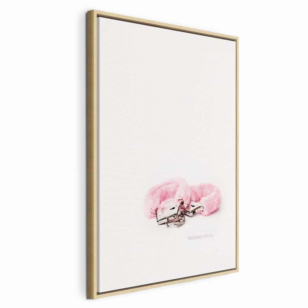 Abstract Inscriptions Vertical Canvas Print