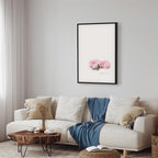 Abstract Inscriptions Vertical Canvas Print