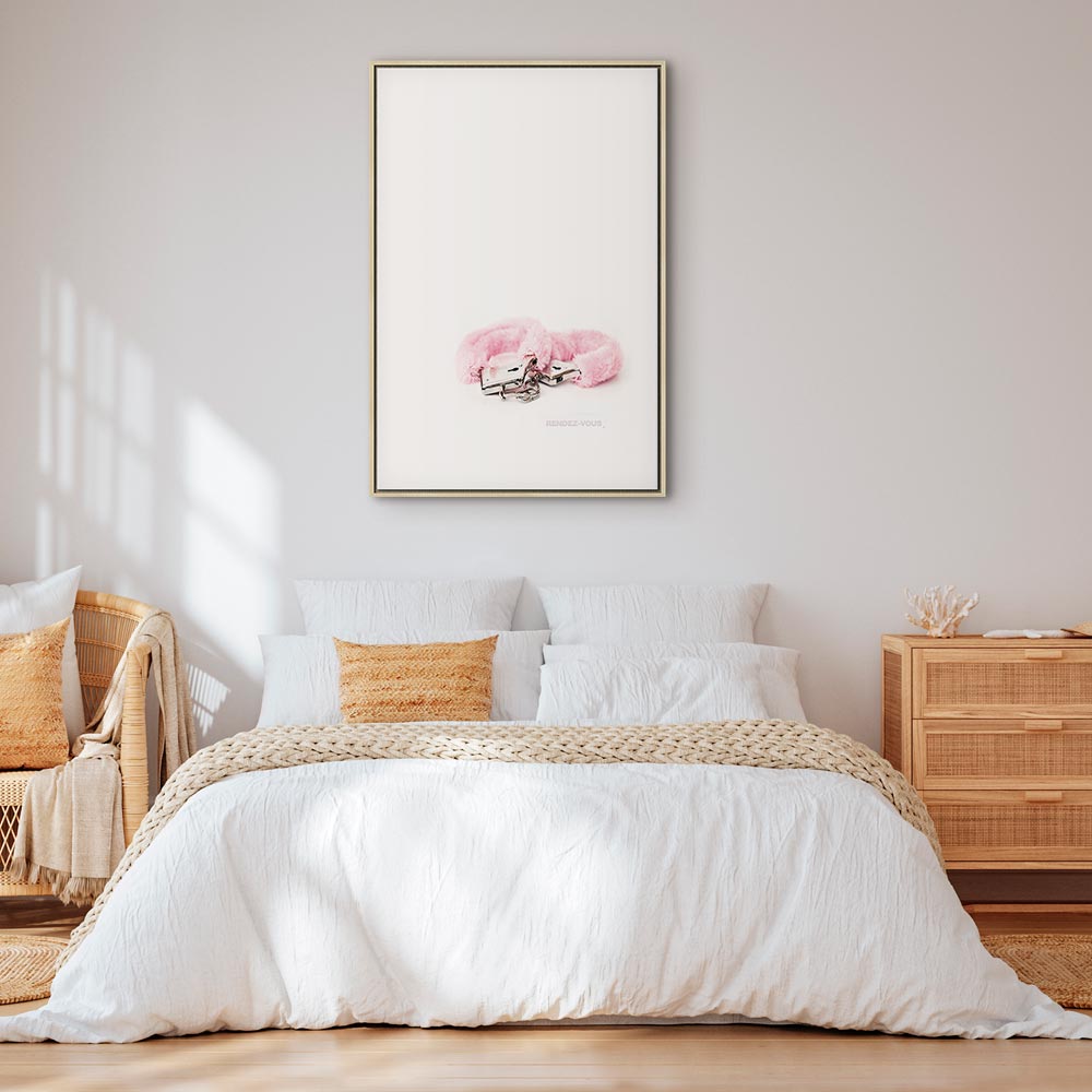 Abstract Inscriptions Vertical Canvas Print