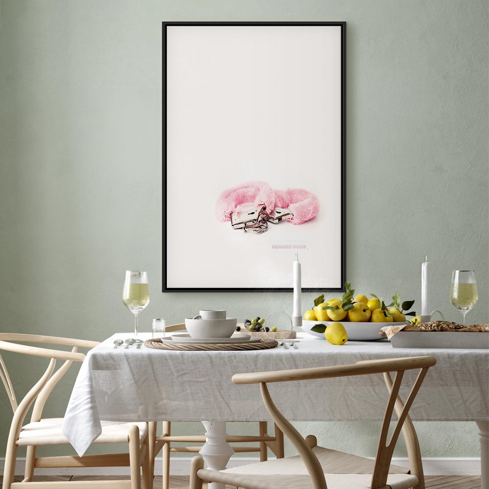 Abstract Inscriptions Vertical Canvas Print