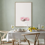 Abstract Inscriptions Vertical Canvas Print