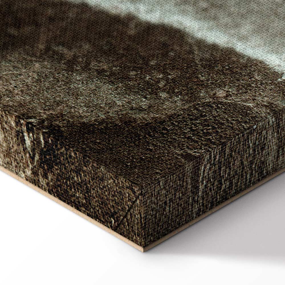 Green Abstract Texture Vertical Canvas Print